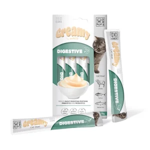 M-PETS Creamy Cat Functional treat Digestive - Lamb & Tuna & Salmon 60g