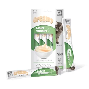 M-PETS Creamy Cat Functional treat Light weight - Codfish & Chicken 60g